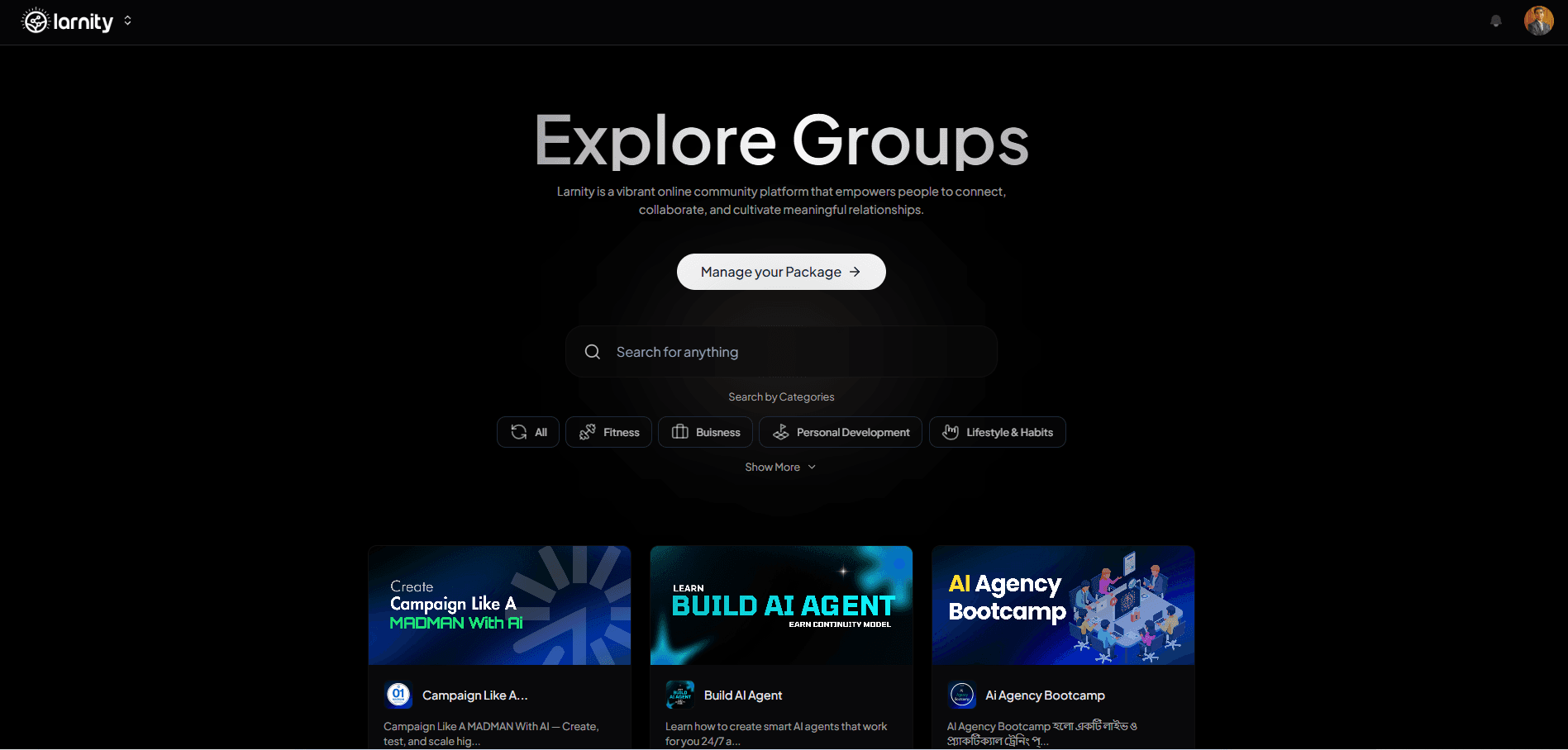 Community Based Learning Platform
